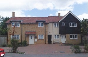 New flats, Comberton conservation area